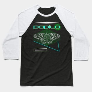 Cyber Butterfly Baseball T-Shirt